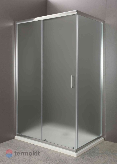 Душевой уголок BelBagno UNO 1850x1200x900 (рифленое стекло) хром UNO-AH-1-120/90-P-Cr