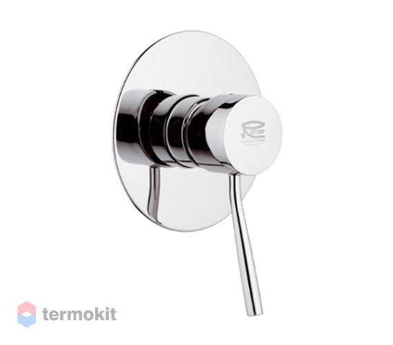 Встраиваемый смеситель для ванны и душа Remer Minimal Хром N30L