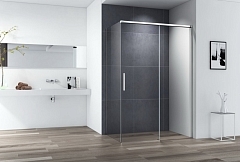 Душевой уголок Cezares Duet Soft-M 1950x1500x900 хром DUET SOFT-M-AH-1-150/90-C-Cr