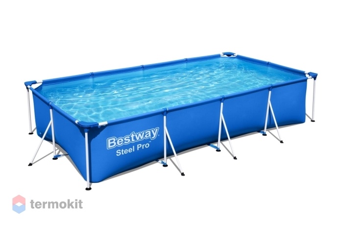 Бассейн Bestway каркасный прямоугольный 400х211х81 см, 56405