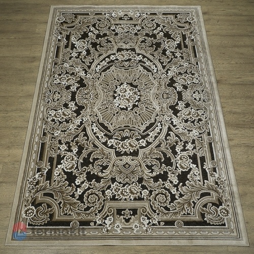 Ковёр Kitroom Шенилл 200x300 прямоугольный серый/коричневый 28006 24377