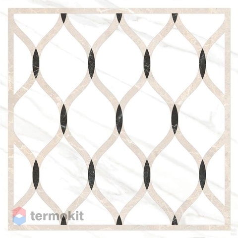 Керамогранит Vitra Marmori K945336LPR01VTE0 Декор Wavy ЛПР 60х60