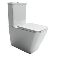 Чаша унитаза напольная Ceramica Nova CUBIC с сиденьем микролифт CN1803-B