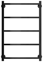 Водяной полотенцесушитель Стилье Версия-КН 800х500 (5) П 20x20 черный, арт. 17640-8050