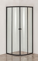 Душевой уголок Orange 1850x1000x1000 черный E01-100TB/G