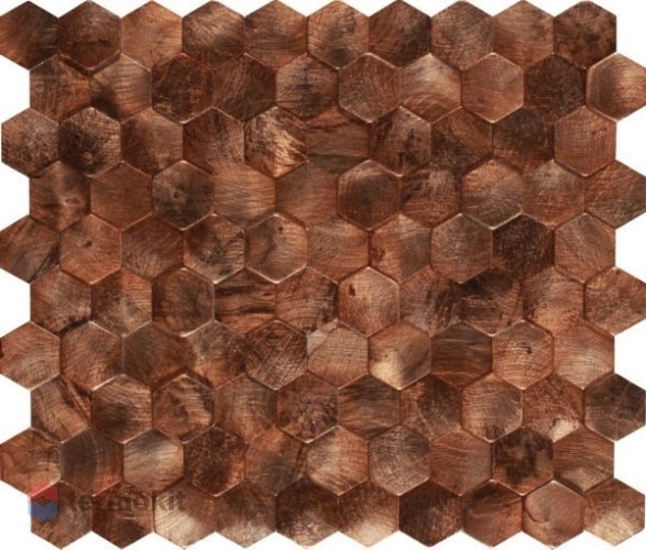 Деревянная Мозаика Dune Mosaico 187542 Corten 26х30,2