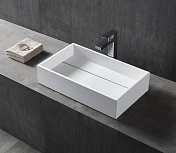 Раковина накладная NTBagno Trento 600x400 из искусственного камня NT402