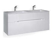 Тумба под раковину Jorno Modul 120 подвесная белый Mоl.01.122/P/W