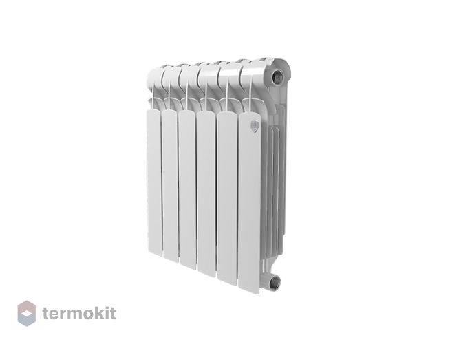Биметаллический радиатор Royal Thermo Indigo Super+ 500 \ 2 секции \ с боковым подключением