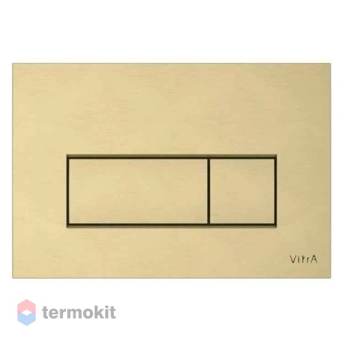 Клавиша смыва Vitra Root Square Шлифованное золото 740-2325