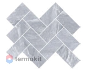 Мозаика Vitra Marmori K9465708LPR1VTE0 Шеврон Дымчатый Серый (5х10) 28х31,5