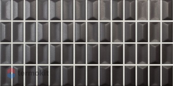 Керамическая плитка Wow 3D Bars Diamond Onix Matt настенная 12,5x25