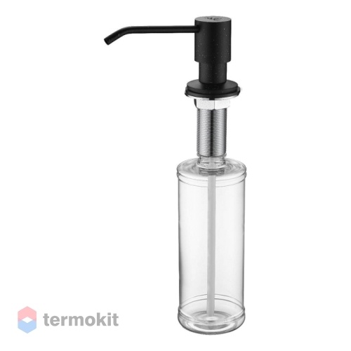Дозатор для мыла Paulmark Rein черный металлик D002-418