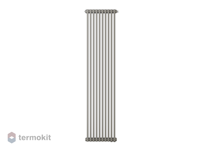 Стальной трубчатый радиатор Zehnder Charleston 2180/10 с нижним подключением цвет Technoline