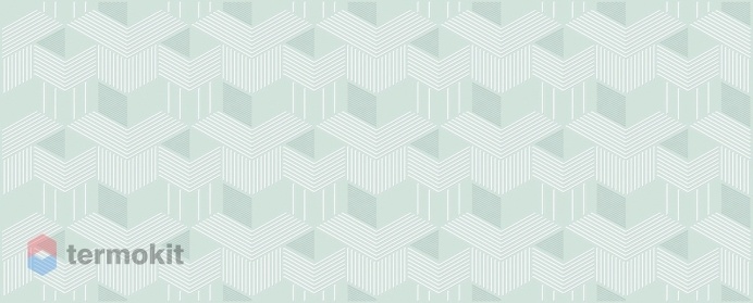 Керамическая плитка Azori Lounge Mint Geometria декор 20,1х50,5