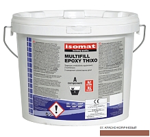 Затирка Isomat Multifill-Epoxy Thixo 07 Красно-коричневый 3кг