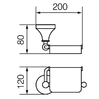 Держатель туалетной бумаги Veragio GIALETTA Золото VR.GIL-6481.DO Уцененный