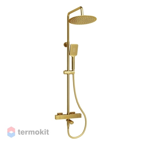 Душевая система WasserKRAFT с термостатом золото A199.259.201.BG Thermo