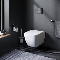 Унитаз подвесной AM.PM Gem с сиденьем микролифт C901701SC