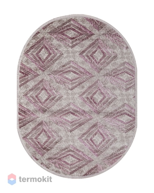 Ковёр Merinos Morocco 120x170 овальный бежевый/розовый D855