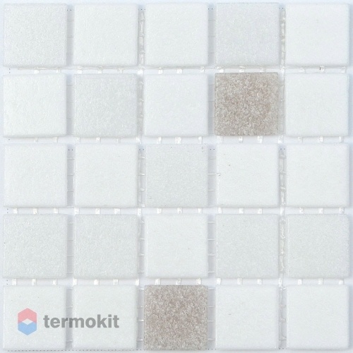 Мозаика Caramelle Mosaic Sabbia Perla (2x2) на сетке 32,7x32,7