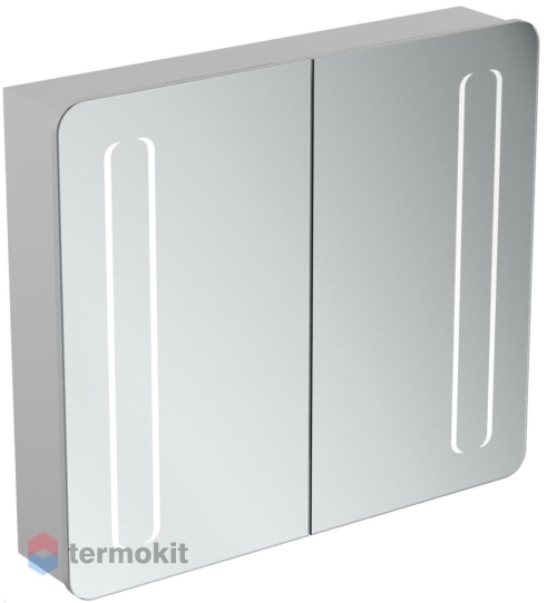 Зеркальный шкаф Ideal Standard MIRROR&LIGHT 83 подвесная Алюминий T3388AL