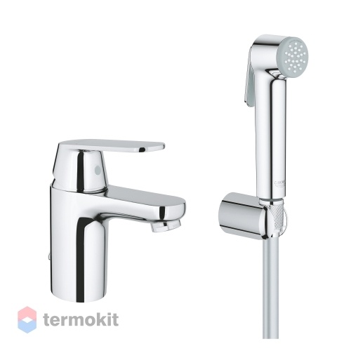 Смеситель для раковины с гигиеническим душем Grohe Eurosmart Cosmopolitan 23125000