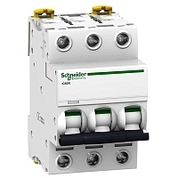 Автоматический выключатель Schneider Electric Acti 9 iC60N 3П 63A 6кА C A9F79363