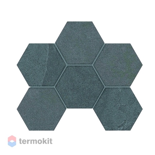 Керамогранит Эстима Luna LN03/TE03 Hexagon мозаика 25x28,5 непол.