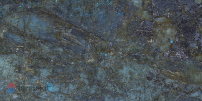 Керамогранит Laparet Rigel Azul синий 80х160 матовый+гл.чернила