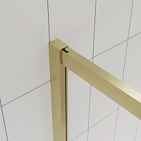 Душевой уголок Veconi Evo 300 G 1950x1000x800 золото брашированное E3-G-10080-01-C9