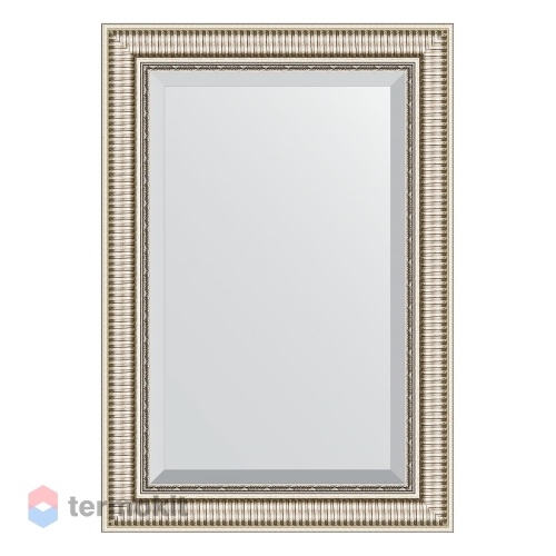 Зеркало с фацетом в багетной раме EVOFORM EXCLUSIVE 67 серебряный акведук BY 1278