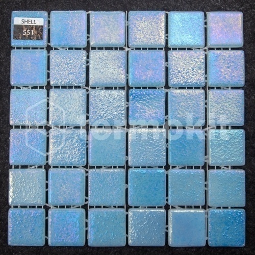 Мозаика Стеклянная Vidrepur Shell №551 (на сетке) 31,7x31,7