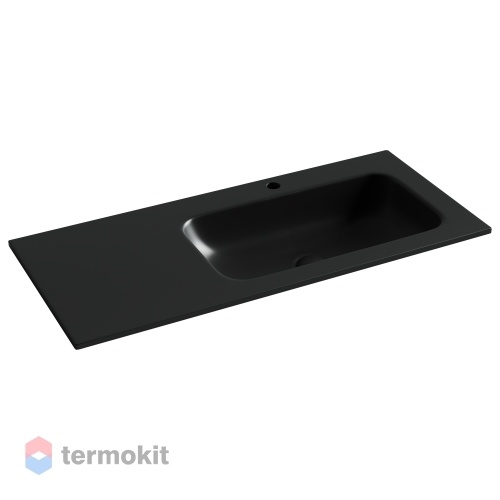 Раковина мебельная Ceramicanova Grace 101 правая черный матовый CN7015MB