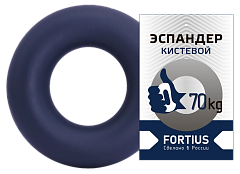 Эспандер-кольцо Fortius H180701-70NB, 70 кг, темно-синий