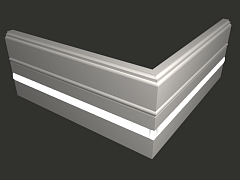 Плинтус EvroWood PN 120 LED для подсветки