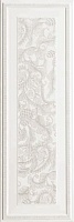 Керамическая плитка Ascot New England EG331BSD Bianco Boiserie Sarah Dec декор 33,3х100
