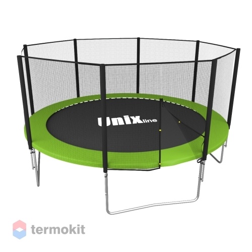 Батут UNIX line Simple 10 ft Green с внешней сеткой TRSI10OUTG