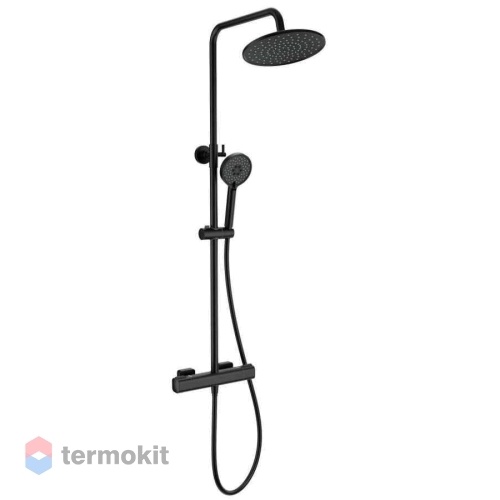 Душевая система с термостатом WONZON & WOGHAND Черный WW-B3051-A-MB