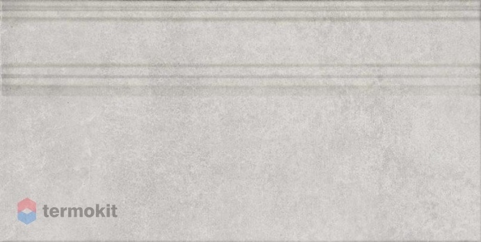 Керамическая плитка Kerama Marazzi Догана FME021R Плинтус серый светлый матовый обрезной 20x40x1,6