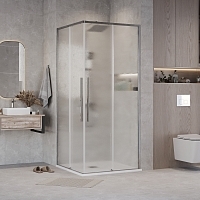 Душевой уголок Grossman Galaxy 1950x800x800 (стекло шиншилла) хром 300.K33.01.8080.10.02