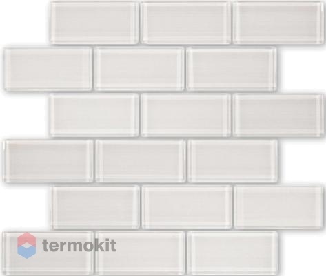 Мозаика Caramelle Mosaic Impressioni Mattoni Bianchi (5x10) 30x30