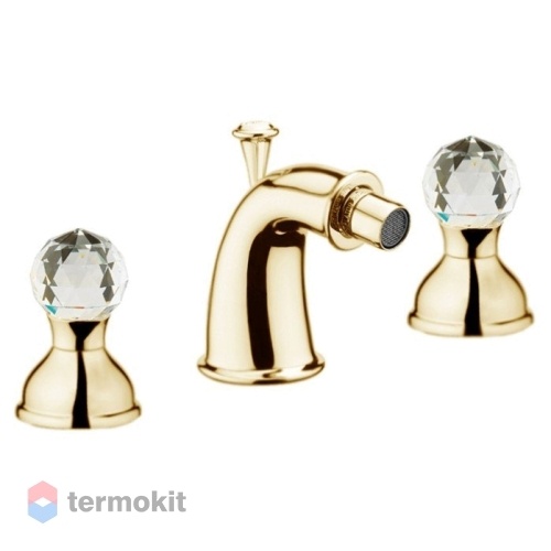 Смеситель для биде Webert Karenina с донным клапаном золото KA710202010