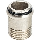 STOUT Разъемное соединение "американка" уплотнение под гайкой O-RING ВН 1/2" никелированное