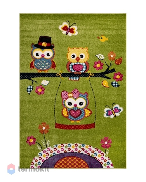 Ковёр Merinos Rio 200x300 прямоугольный зелёный 2740