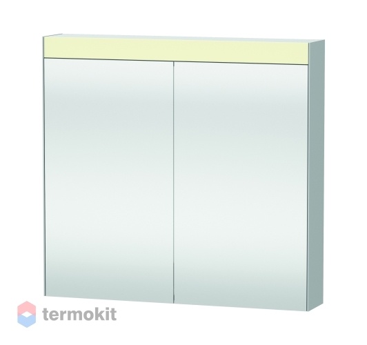 Зеркальный шкаф Duravit Light & Mirrors 80 с подсветкой белый глянец LM782100000