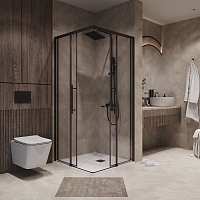 Душевой уголок Niagara Nova 1950x800x800 черный матовый NG-6828-34BLACK