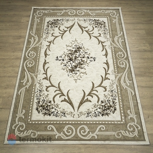 Ковёр Kitroom Империал Карвинг 80x150 прямоугольный бежевый 28815 22327