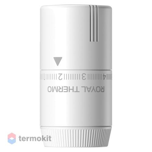 Royal Thermo Термоголовка жидкостная Design М30х1,5 (белый)