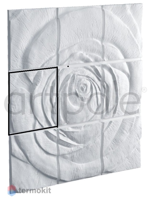 Гипсовая Панель Artpole Rose-4 М-0044-4 60x60